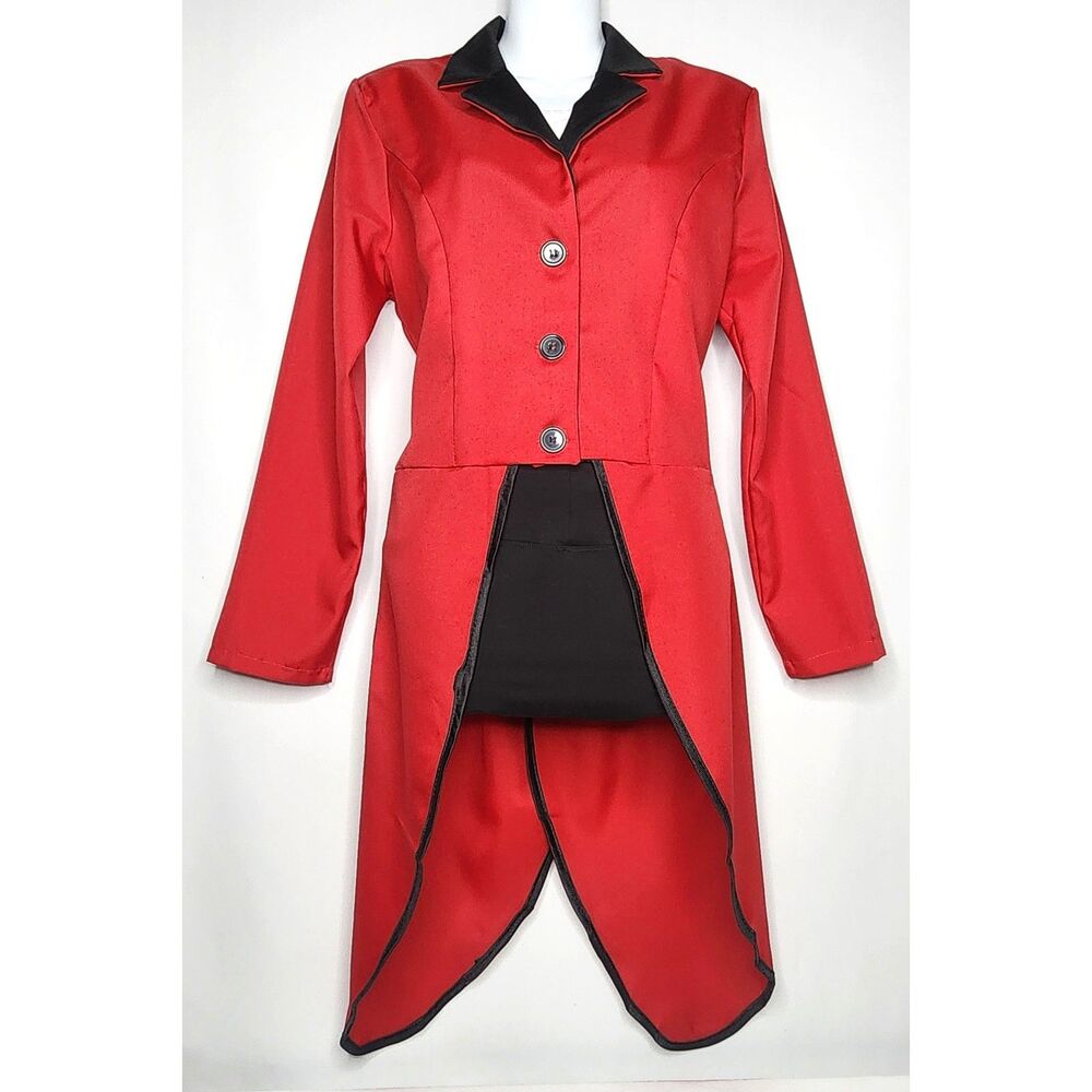 Fun Shack Red Circus Ringmaster Tailcoat Jacket L